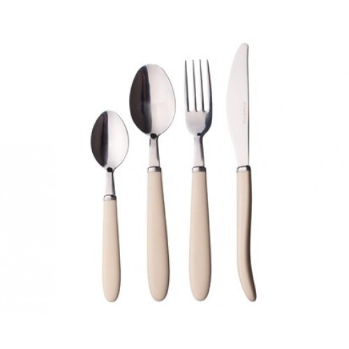 BANQUET 24-dielna sada príborov s plastovou bielou rukoväťou Akcent White 41WF1451WH BANQUET 24-dielna sada príborov s plastovou bielou rukoväťou Akcent White 41WF1451WH