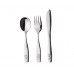BANQUET 3-dielna sada detských príborov ANIMALS, leštená oceľ 41WF8503PCS