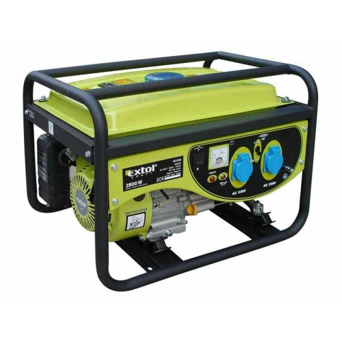 EXTOL CRAFT elektrocentrála benzínová 6,5 HP / 2,8 KW 421028