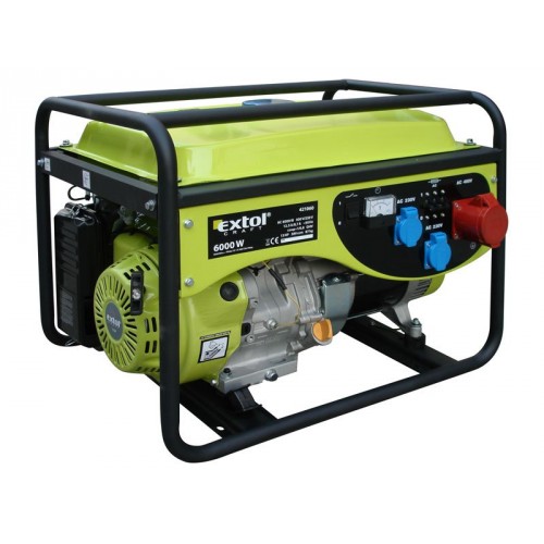 EXTOL CRAFT elektrocentrála benzínová 13HP / 6,0 KW 421060 EXTOL CRAFT elektrocentrála benzínová 13HP / 6,0 KW 421060