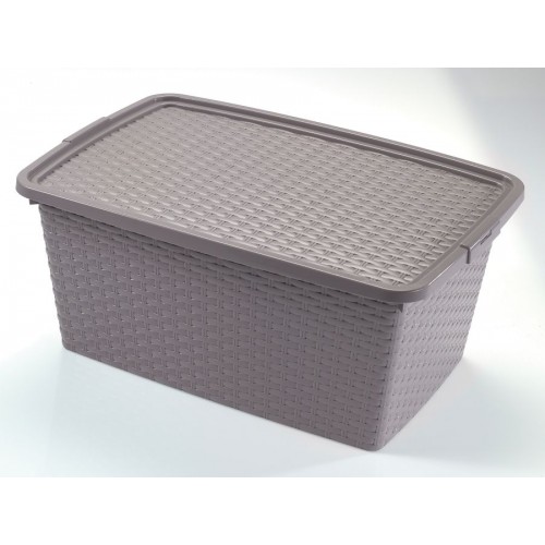 HEIDRUN RATTAN box s vekom, 22 x 43 x 32 cm, 20l, 4511