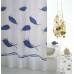 SAPHO Ridder 46343 FISH záves, 180x200cm, textil, modrobiela