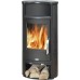 ABX Pori 4671-5, krbové kachle na drevo, čierny plech + kachle hämatit, vr. hornej dosky