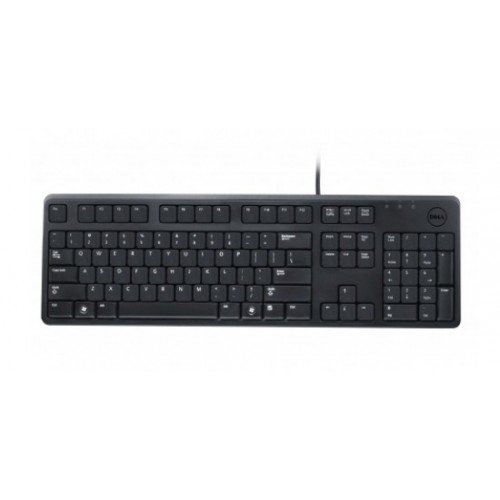 Dell Quietkey klasická klávesnica s USB, čierna, Francúzska 46900006