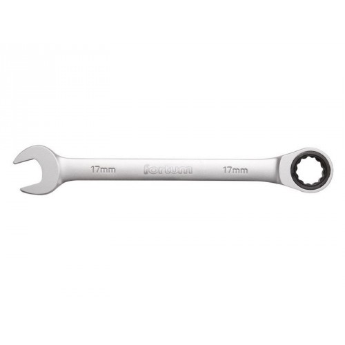 FORTUM kľúč račňový očkoplochý, 72 zubov, 19mm, L 246mm 4720119