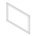 SAPHO LILY 47410 zrkadlo 95x65cm biela,