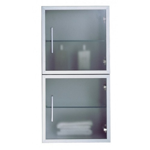 LAUFEN LIVING STYLE Skrinka stredná, 380 x 760 mm, čierna, dvierka biela, Pravá