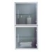 LAUFEN LIVING STYLE Skrinka stredná, 380 x 760 mm, čierna, dvierka biela, Pravá