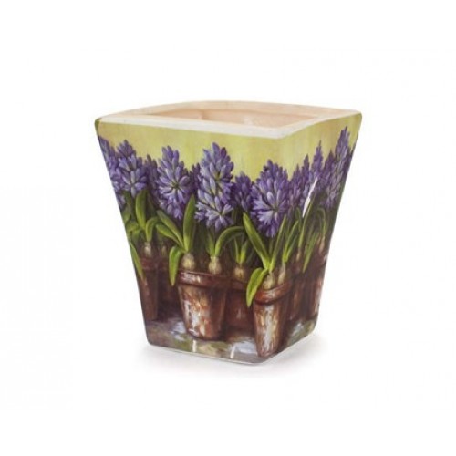 VETRO-PLUS obal na kvety square Hyacint 4795H