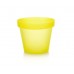 VETRO-PLUS Plastový kvetináč 11 cm Patio Soft žltý 47PATSF11Y