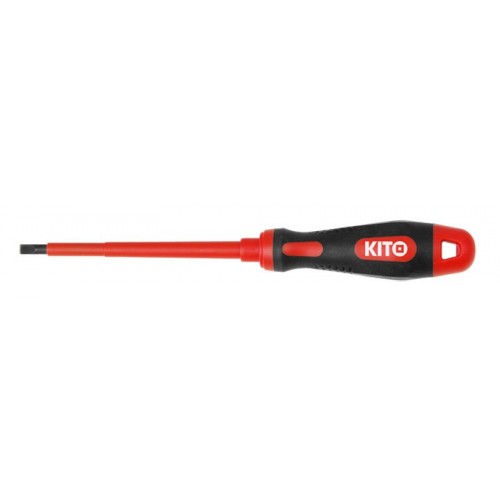 KITO skrutkovač elektrikársky plochý, (-) 5,5 x125mm 4800606 KITO skrutkovač elektrikársky plochý, (-) 5,5 x125mm 4800606