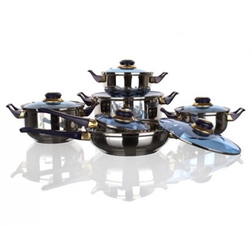 VETRO-PLUS 12d nerez sada Blue 4812 VETRO-PLUS 12d nerez sada Blue 4812