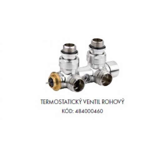ISAN termostatický ventil rohový - chróm 484000460 ISAN termostatický ventil rohový - chróm 484000460
