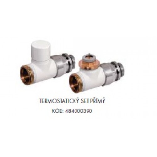 ISAN termostatický set priamy - biela 484000390 ISAN termostatický set priamy - biela 484000390