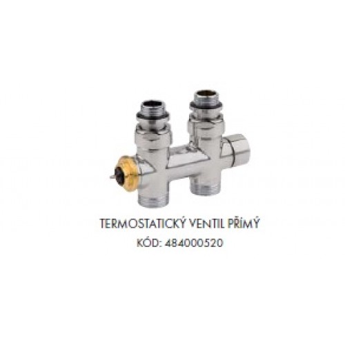 ISAN termostatický ventil priamy - nerez 484000520 ISAN termostatický ventil priamy - nerez 484000520