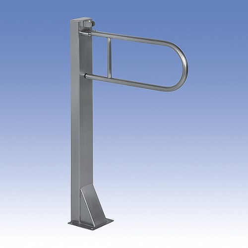 SANELA Nerezové madlo 550 mm SLZM 07X, vrátane nohy, matná 49074