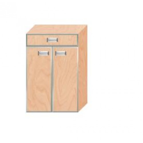 INTEDOOR FLORIDA nízka kúpeľňová skrinka, zapustená úchytka s rámom FSN501Z02B