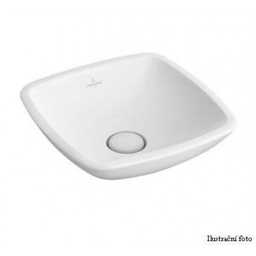 Loop & Friends Umývadlo k postaveniu na dosku 380x380 mm bez prepadu, star white ceramic. Loop & Friends Umývadlo k postaveniu na dosku 380x380 mm bez prepadu, star white ceramic.