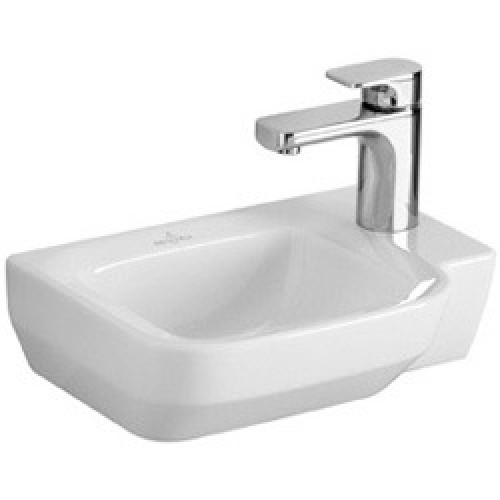 Sentique Umývadielko kompakt 370x265 mm, s prepadom, biela alpin ceramicplus