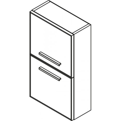 SAPHO KLÁRA 53325P skrinka spodnej 40x70x18cm, pravá, wenge