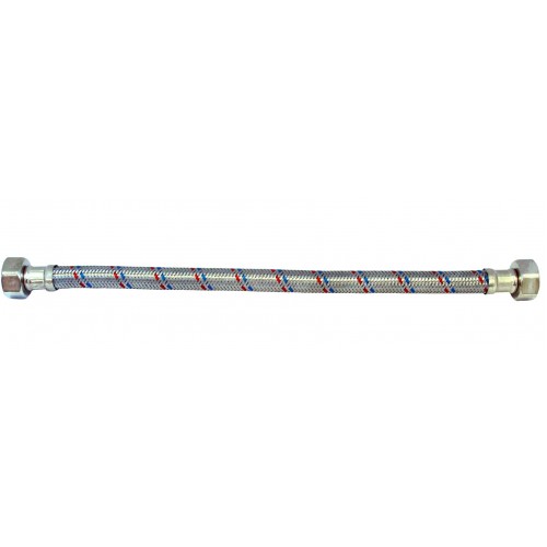 Hadička opletená nerezom, 3/4" x 3/4", FF, 60 cm