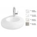 Villeroy & Boch Pure Stone Umývadielko 450x380 mm star white CeramicPlus