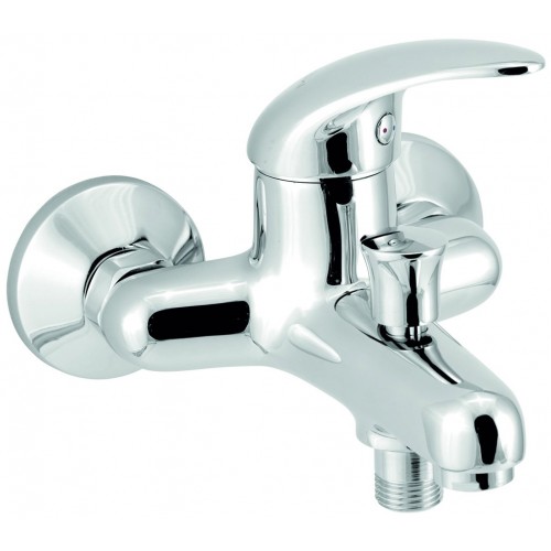 NOVASERVIS METALIA vaňová nástenná batéria 100 mm chróm - plná 55024 / 1,0 NOVASERVIS METALIA vaňová nástenná batéria 100 mm chróm - plná 55024 / 1,0