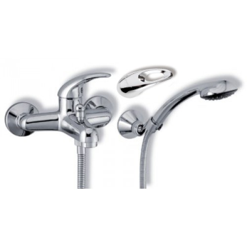 NOVASERVIS METALIA vaňová nástenná batéria 150 mm chróm /otvor 55120,0 NOVASERVIS METALIA vaňová nástenná batéria 150 mm chróm /otvor 55120,0