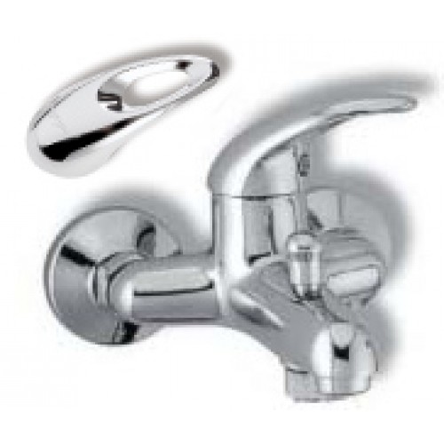 NOVASERVIS METALIA vaňová nástenná batéria 100 mm chróm - otvor 55124 / 1,0