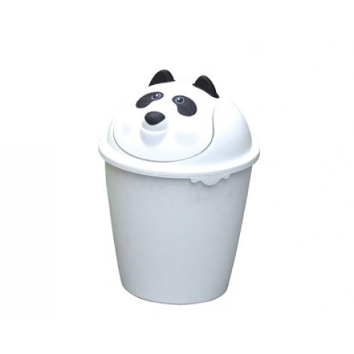 VETRO-PLUS Odpadkový kôš 8 L, výklopné veko, veko v prevedení Panda 55478P
