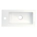 SAPHO latus 55510 umývadlo 45x2x23cm, lity mramor biele,