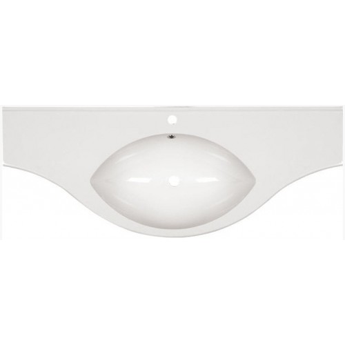 SAPHO Aila 55603 Linn umývadlo 140x55cm, liaty mramor, biela SAPHO Aila 55603 Linn umývadlo 140x55cm, liaty mramor, biela