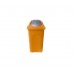 VETRO-PLUS Kôš odpadový plastový výklopný 30 L oranž / strieborné 5570161SO