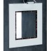 SAPHO KALI 56061 zrkadlo 60x60cm, wenge / biela