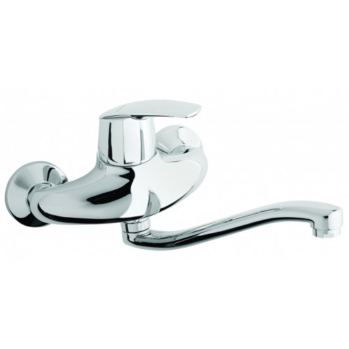 NOVASERVIS METALIA drezová alebo umývadlová nástenná batéria 150mm chróm-stand. 50070,0