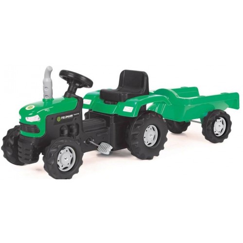 BAZÁR BUDDY TOYS BPT 1013 Šliapací traktor s vozíkom 57000765 POŠKODENÝ OBAL!!