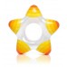 INTEX Nafukovací kruh hviezda, oranžový 59243