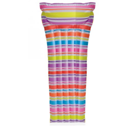 INTEX Nafukovací matrac action 183 x 69 cm pruhy 59711EU