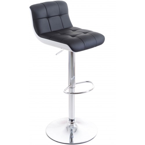G21 Barová stolička Treama koženková čierna / biela 60023084
