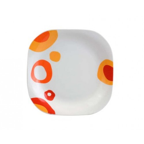 BANQUET Tanier dezertný square 20,5cm RED BUBBLE 60113709R BANQUET Tanier dezertný square 20,5cm RED BUBBLE 60113709R