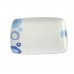 VETRO-PLUS Ovál 30cm square BLUE BUBBLE 60147729B