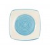 VETRO-PLUS COLOR dezertný tanier square modrý 602102SQDPB-A