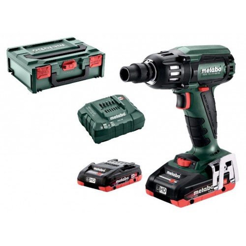 Metabo 602205800 SSW 18 LTX 400 BL Aku rázový uťahovák, 18V 2X4.0 Ah, MetaBOX