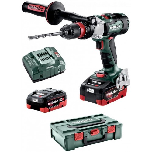 Metabo 602357660 SB 18 LTX-3 BL Q I Aku príklepový vŕtací skrutkovač 2X5.5 Ah, MetaBOX