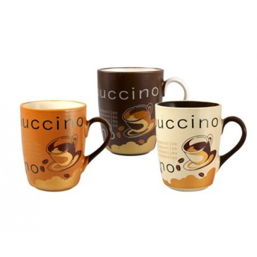 BANQUET hrnček Cappuccino 3 assorted 60KR100D2057 BANQUET hrnček Cappuccino 3 assorted 60KR100D2057
