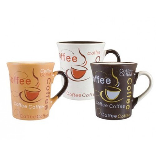BANQUET hrnček Coffee 3 assorted 60KRSCD0012 BANQUET hrnček Coffee 3 assorted 60KRSCD0012