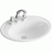 Amadea Zápustné umývadlo 635x525 mm, pre 1otvorovou armatúru, biela alpin ceramicplus