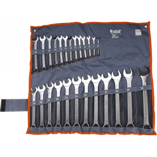 EXTOL PREMIUM kľúče očkoploché, sada 25ks 6334 EXTOL PREMIUM kľúče očkoploché, sada 25ks 6334