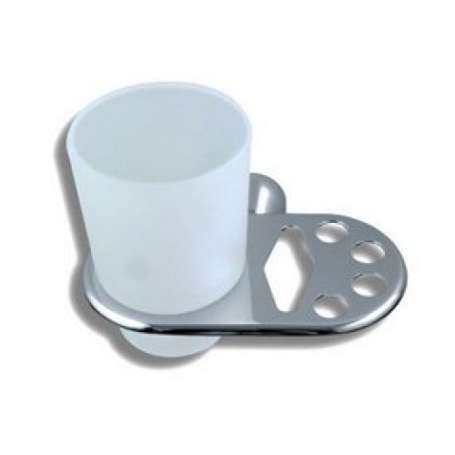 NOVASERVIS METALIA 3 držiak poháre a kefky chróm 6349,0