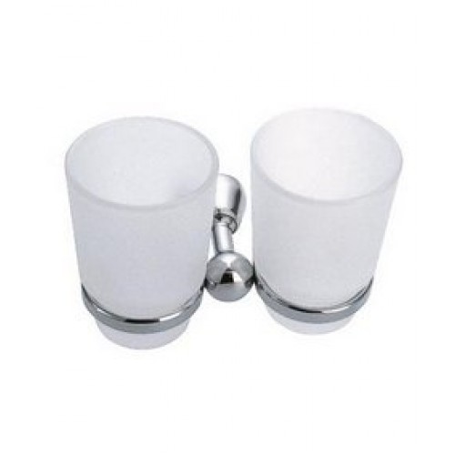 NOVASERVIS METALIA 3 dvojitý držiak kefiek chróm / sklo 6357,0 NOVASERVIS METALIA 3 dvojitý držiak kefiek chróm / sklo 6357,0